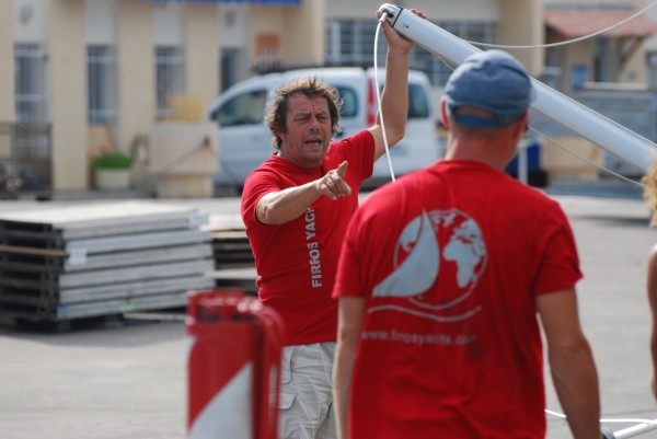 Preparation de voiliers à Cannes